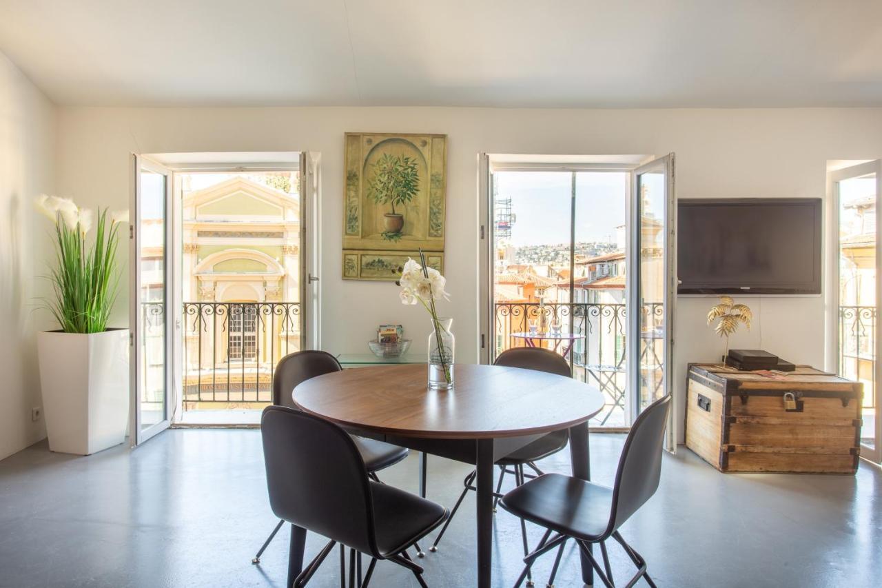 Ross 5- F2, Lumineux, Balcon, Loft, Clim, Vieux-Nizza Esterno foto