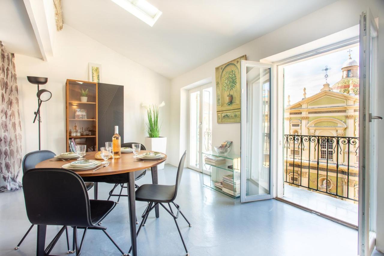 Ross 5- F2, Lumineux, Balcon, Loft, Clim, Vieux-Nizza Esterno foto