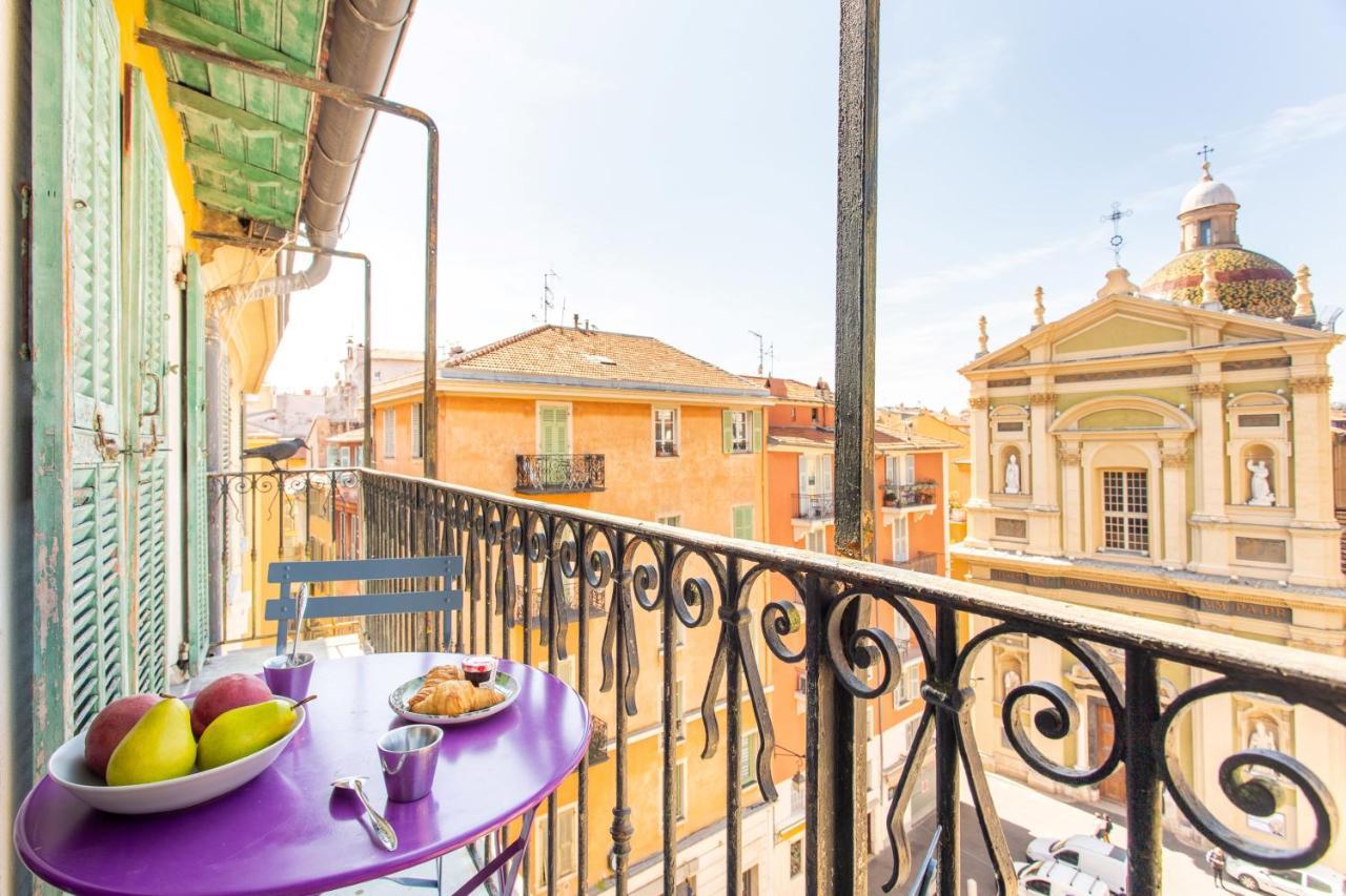 Ross 5- F2, Lumineux, Balcon, Loft, Clim, Vieux-Nizza Esterno foto
