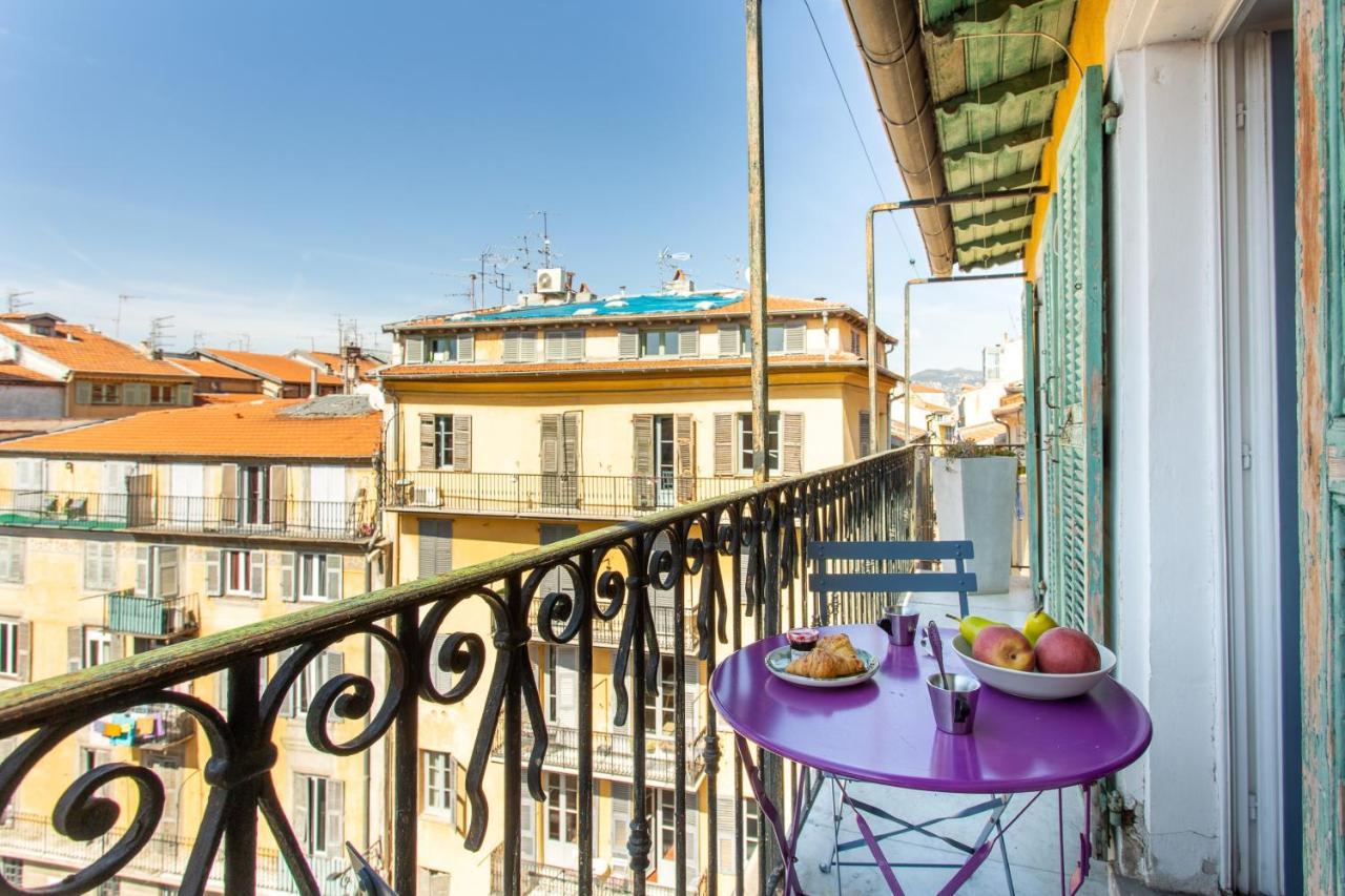 Ross 5- F2, Lumineux, Balcon, Loft, Clim, Vieux-Nizza Esterno foto