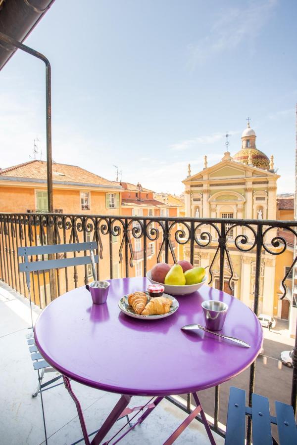 Ross 5- F2, Lumineux, Balcon, Loft, Clim, Vieux-Nizza Esterno foto