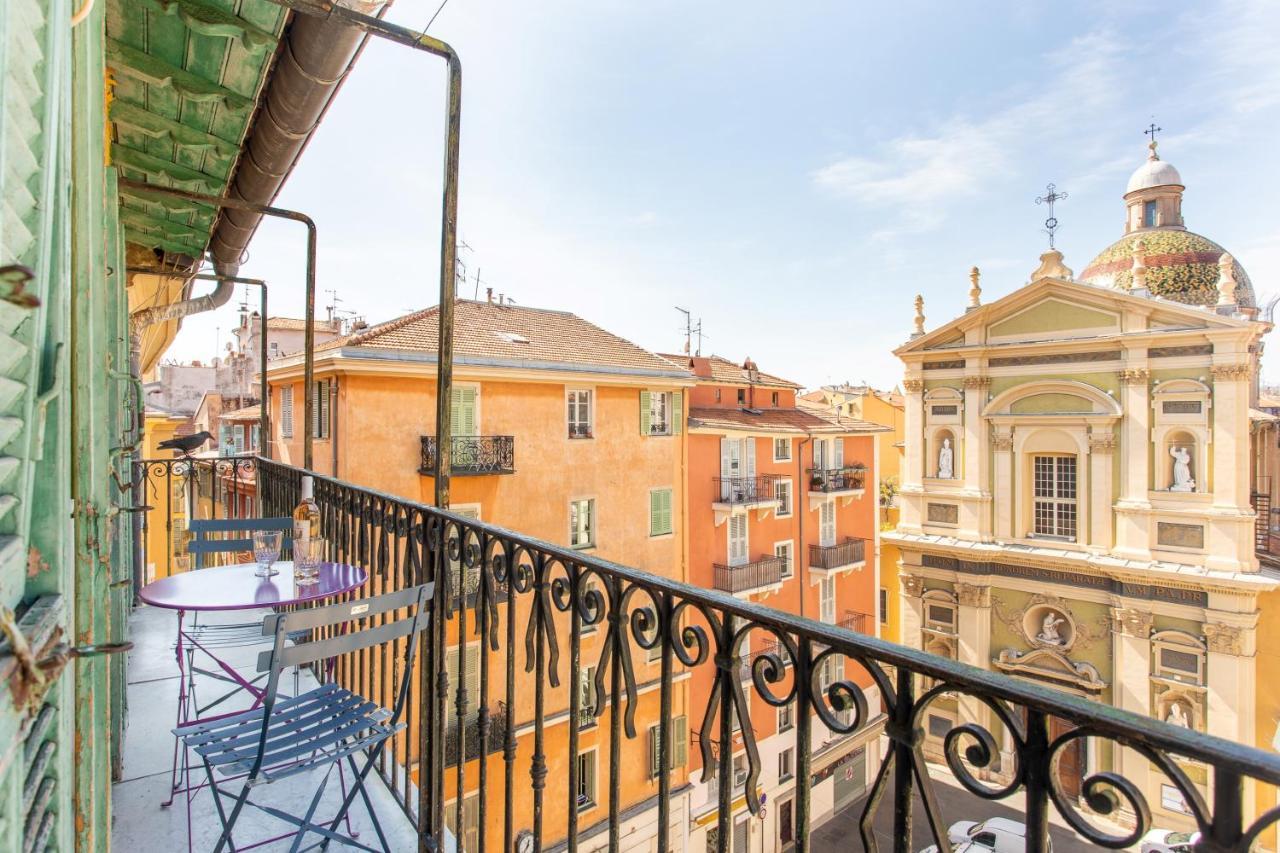 Ross 5- F2, Lumineux, Balcon, Loft, Clim, Vieux-Nizza Esterno foto