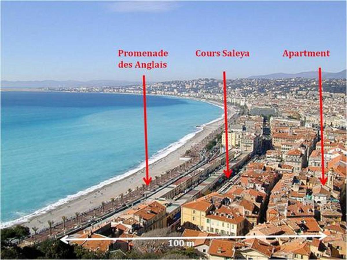 Ross 5- F2, Lumineux, Balcon, Loft, Clim, Vieux-Nizza Esterno foto